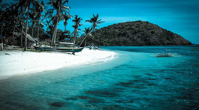 secluded beach in the philippines