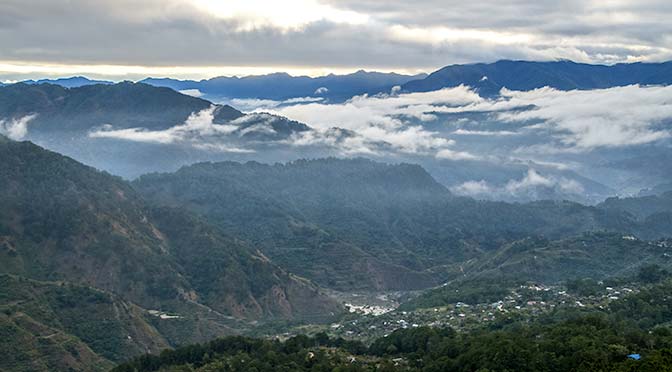 kiltepan viewpoint, sagada philippines