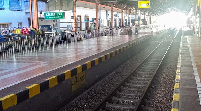 Yogyakarta train tracks